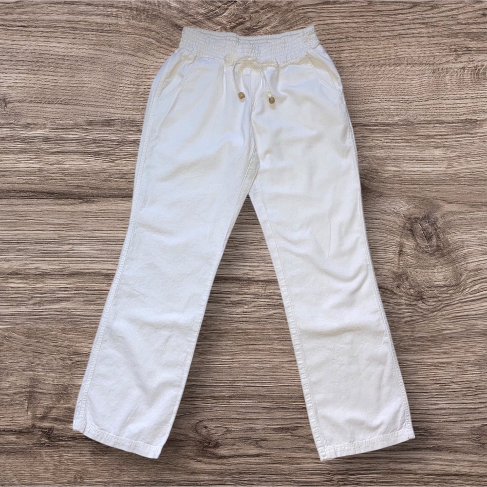 Linen Cotten Blend Womens Pants Festival Size M